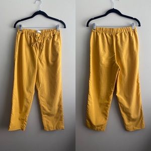 Babaton Jimmy Pant Cairo Gold Lightweight Summer Small Tie-Waist